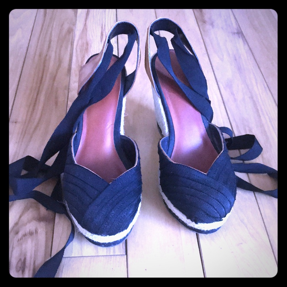 Wedge summer shoes